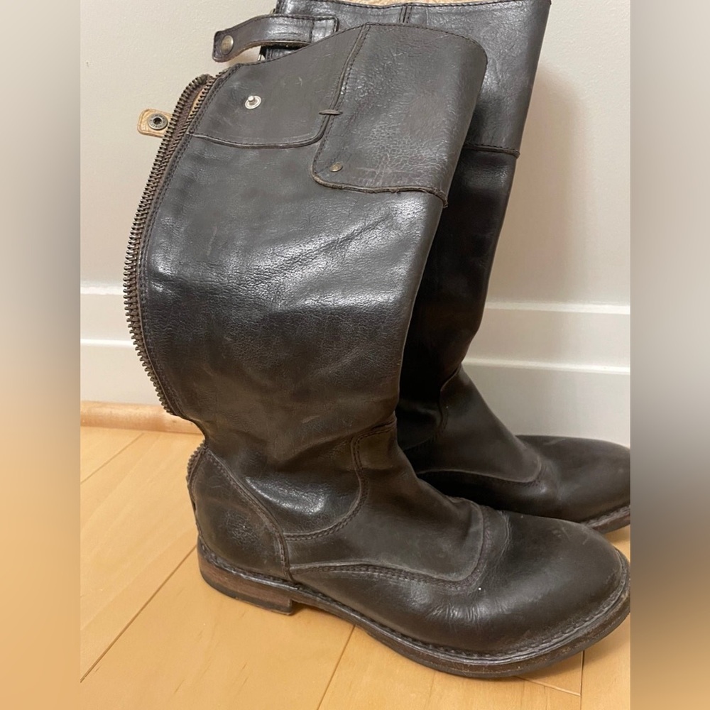 Vero Cuoio Italian Leather Boots Size 7